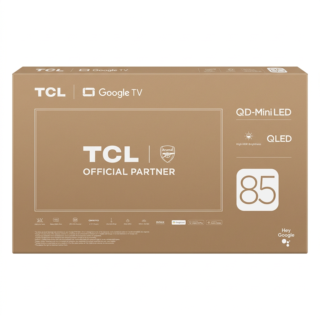 Smart TV TCL 85" QD-Mini LED QLED Google TV