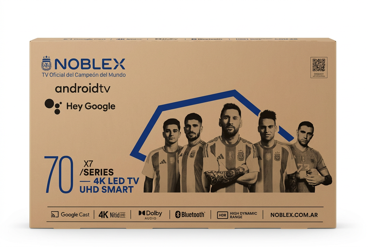 Smart TV Noblex 70" X7 Series 4K LED Android TV UHD Smart